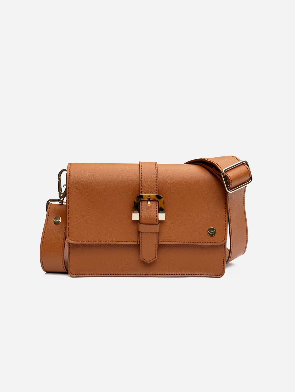 Vegan Leather Tortoiseshell Crossbody Bag for Women - Stylish & Eco-Friendly Tan Handbag | Perfect for Work, Travel & Everyday Use
