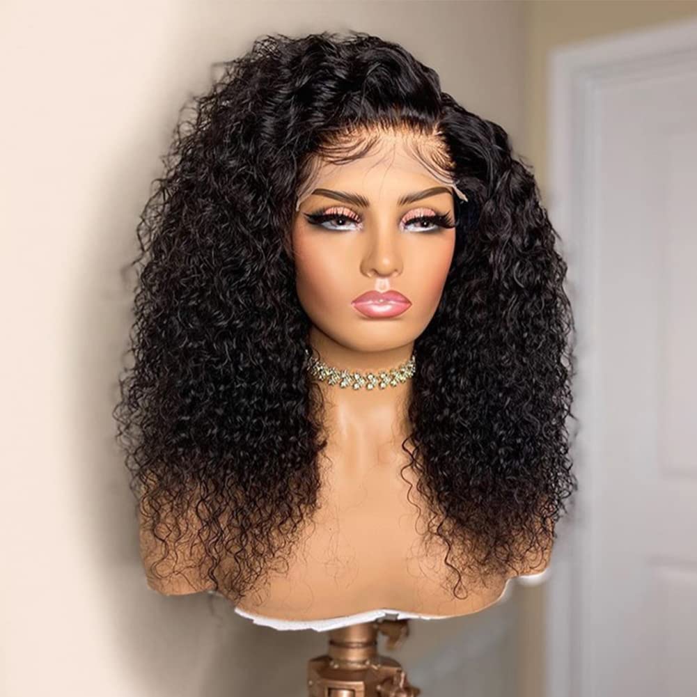 360 Lace Front Wigs Human Hair - 10A Brazilian Virgin Hair Short Straight Bob Wigs (14 Inch) - Pre Plucked Bleached Knots 150% Density - Natural Black Full Lace Wigs for Black Women - Perfect for Daily Wear, Cosplay, Parties & Special Occasions