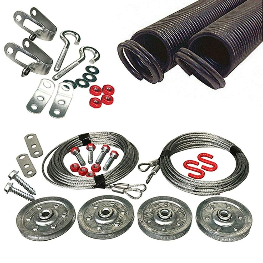 Garage Door Extension Spring PRO-KIT - Double Looped Heavy Duty Springs for 7' High Doors (25-42-90) - Perfect for Residential Garage Door Repairs & Maintenance