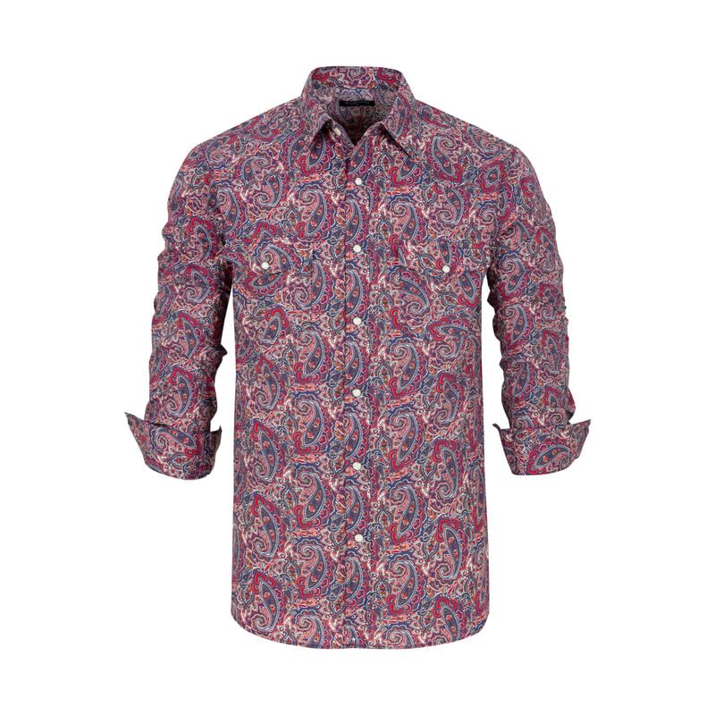 Navy Red Flora 008