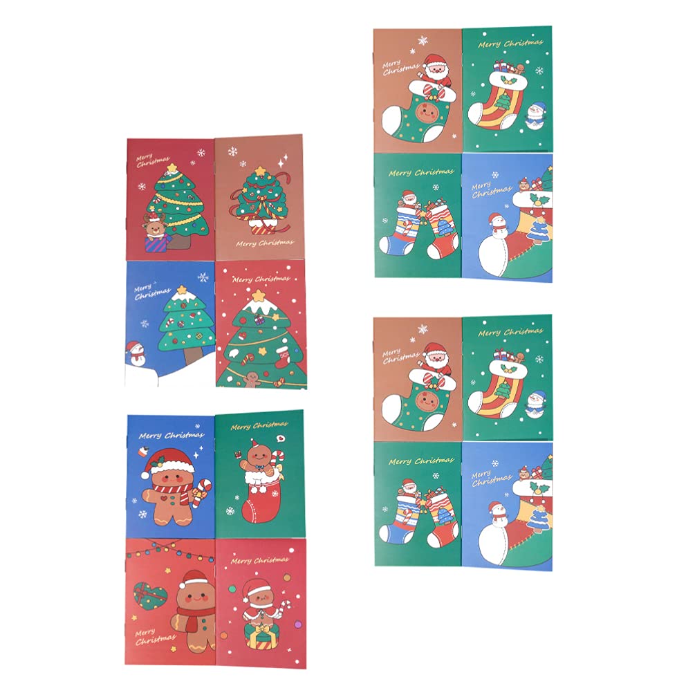 DOITOOL 24-Pack Mini Pocket Notebooks - Cute Christmas Notepads for Students, Office & Journaling - Random Colors - Perfect for Gifts, School Supplies & Daily Notes