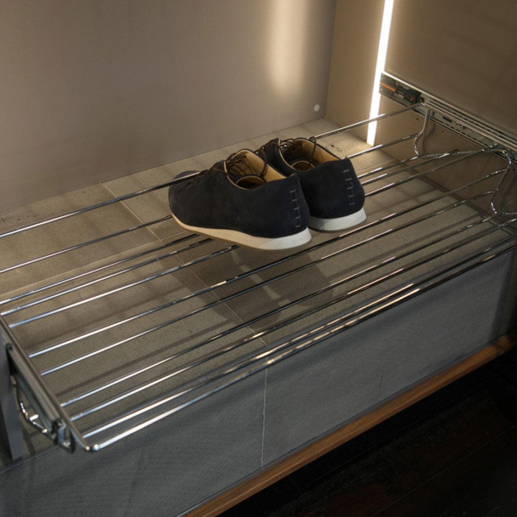 Starax Pull Out Shoe Rack - Space Saving Organizer for Entryway, Closet & Mudroom - 12-Tier Shoe Storage Shelf for Sneakers, Boots & Sandals - Perfect for Small Spaces & Home Organization