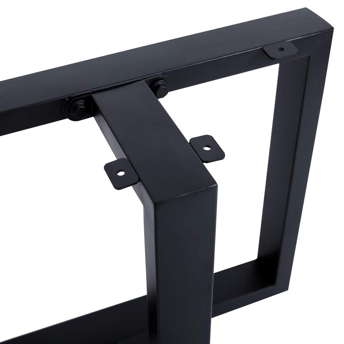 16 Inch Heavy Duty Metal Coffee Table Legs - DIY Furniture Legs for Desks, Benches & Tables (Without Plank) | Perfect for Home Office, Living Room & Workshop Use