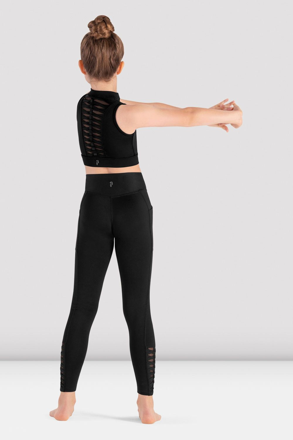 Girls' High Waist Full Length Leggings - Soft Stretchy Yoga Pants for Kids - Perfect for School, Dance & Playtime