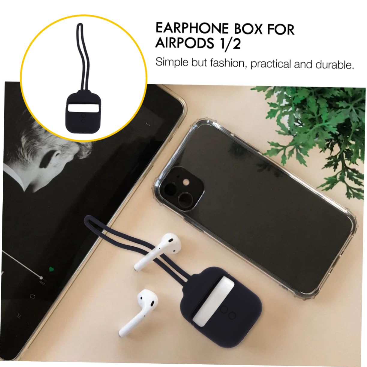 Artibetter 2 Pack Headphone Protective Case - Durable Earphone Storage Pouch for AirPods, Earbuds & Wireless Headphones - Perfect for Travel, Gym & Daily Organization