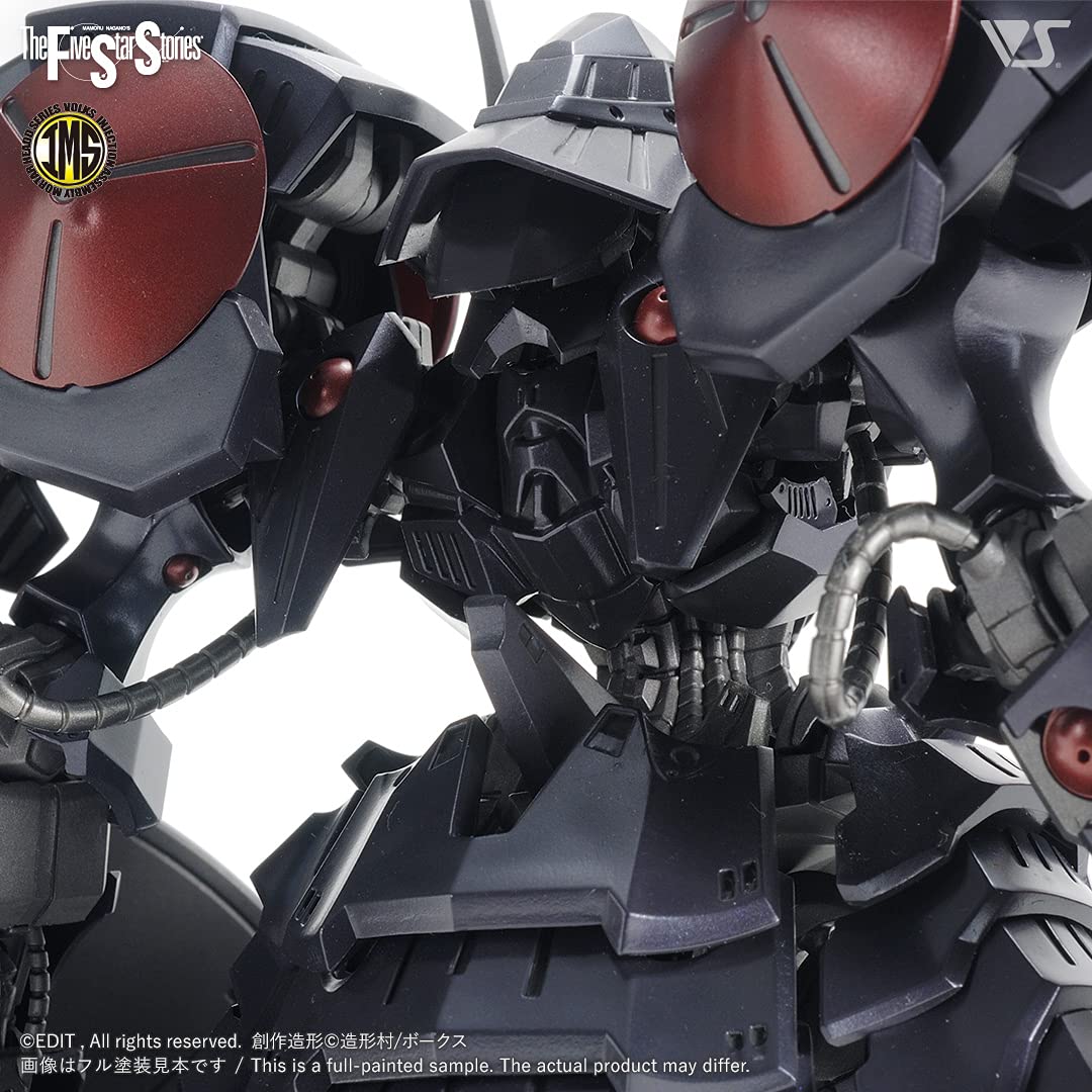 1/100 Scale Volks FSS IMS Black Knight Model Kit - High Detail Anime Mecha Action Figure for Collectors & Hobbyists - Perfect for Display, Custom Painting & Gundam Battles