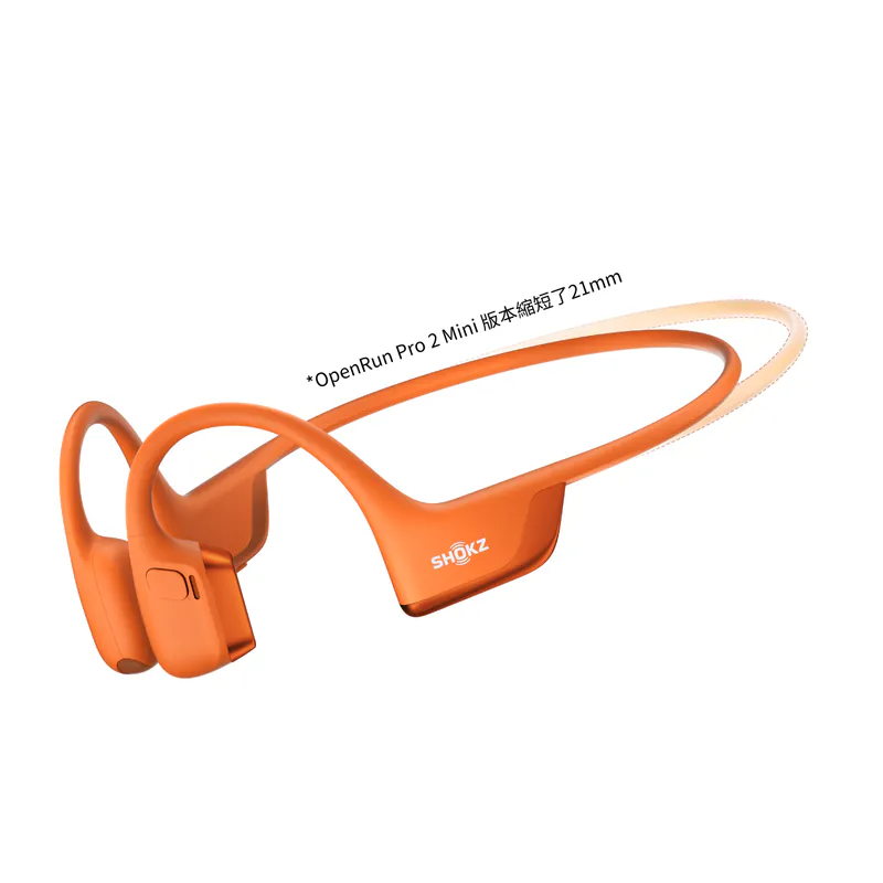 Shokz OpenRun Pro 2 Mini Open Ear Bone Conduction Headphones - Wireless Bluetooth Sports Headset for Running, Cycling & Workouts - Sweatproof Lightweight Comfort Fit