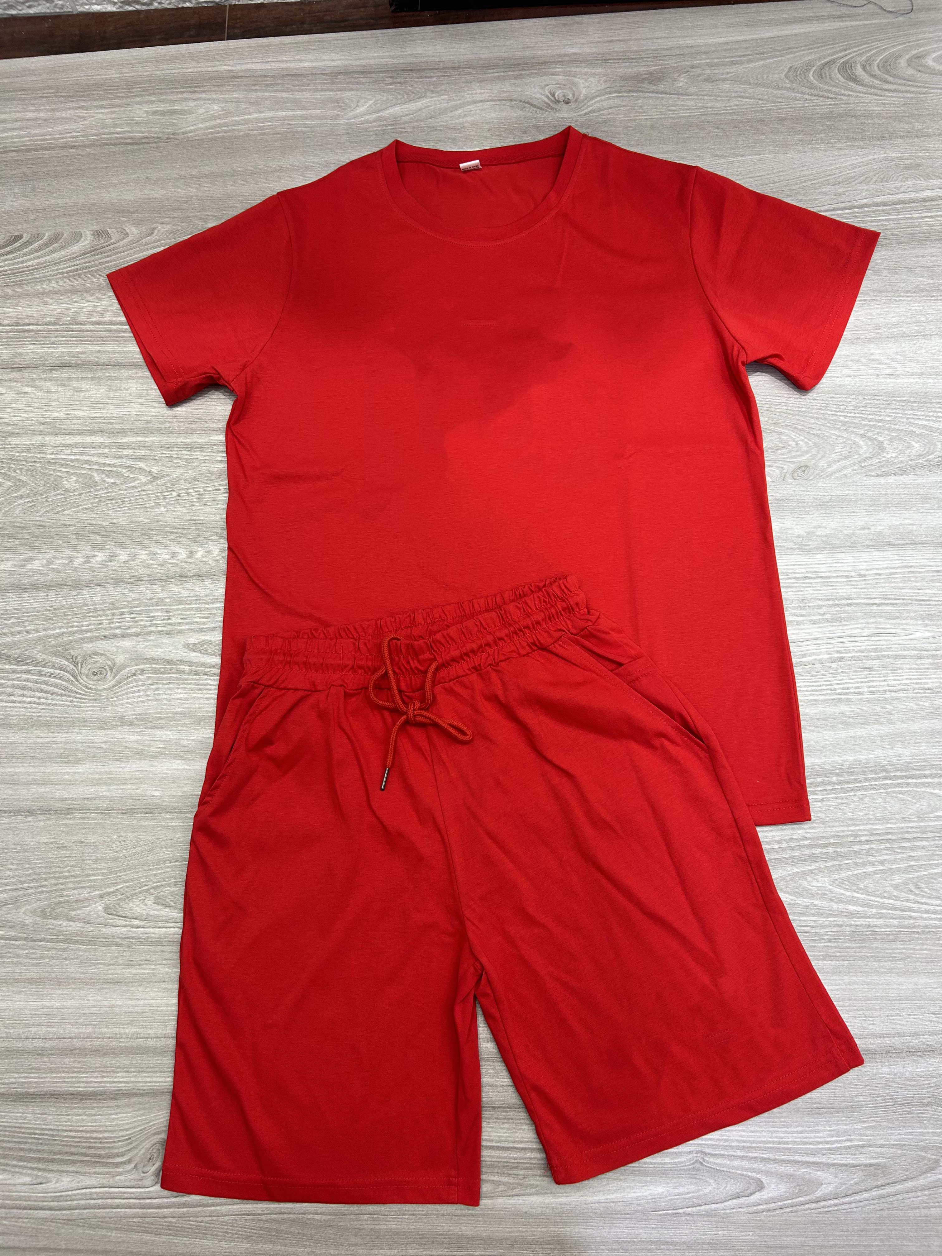 Men's Casual Short Sleeve T-Shirt and Shorts Set - Comfortable Summer Outfit for Beach, Gym, and Everyday Wear