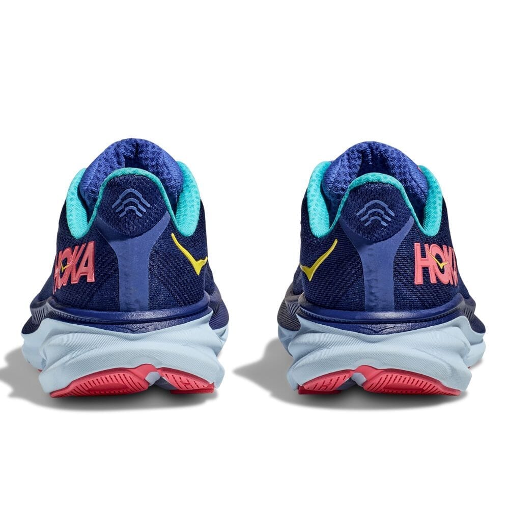 Hoka Women's Clifton 9 Wide Running Shoes - Lightweight Cushioned Sneakers for Road Running, Jogging & Walking - Comfortable Athletic Shoes for Women with Arch Support