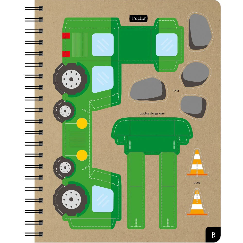 Portable Cardboard Builder Kit - DIY Creative Building Toy for Kids, STEM Learning Activity for Classroom & Home Play - Perfect for Travel, Parties & Educational Fun