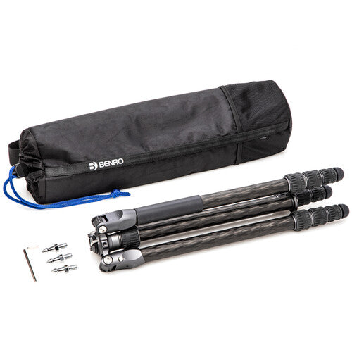 Benro Rhino One Series Carbon Fiber Tripod - Lightweight Travel Tripod for DSLR & Mirrorless Cameras - Perfect for Photography, Hiking & Outdoor Adventures