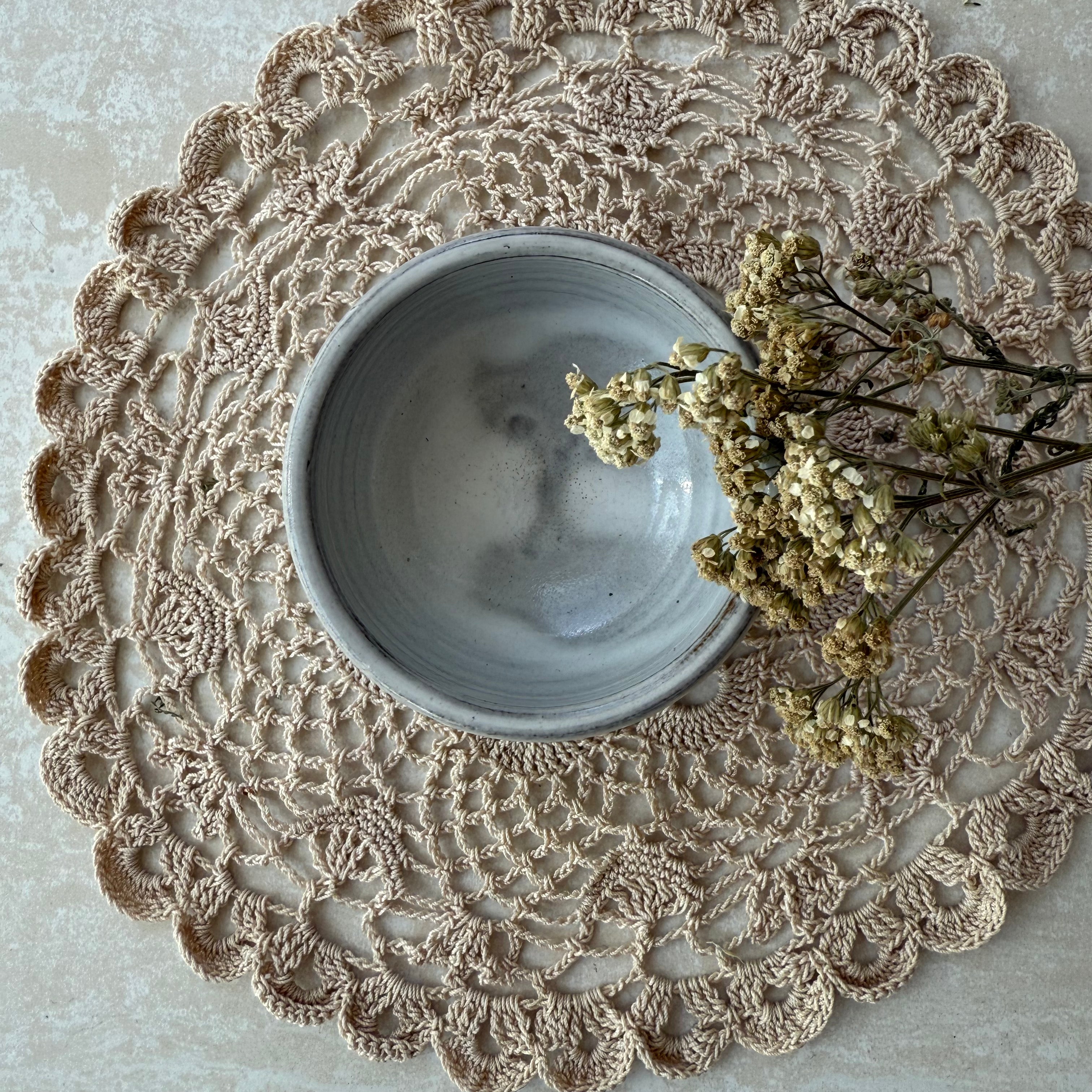 Handmade Ceramic Ritual Bowl for Meditation, Yoga & Home Decor - Premium Quality Ceramic Bowl for Incense, Crystals & Spiritual Practices