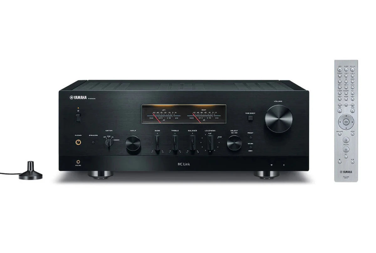 Yamaha R-N2000A Hi-Fi Network Stereo Receiver - Black | High-Fidelity Audio for Home Theater & Music Streaming | Perfect for Living Room & Entertainment Systems