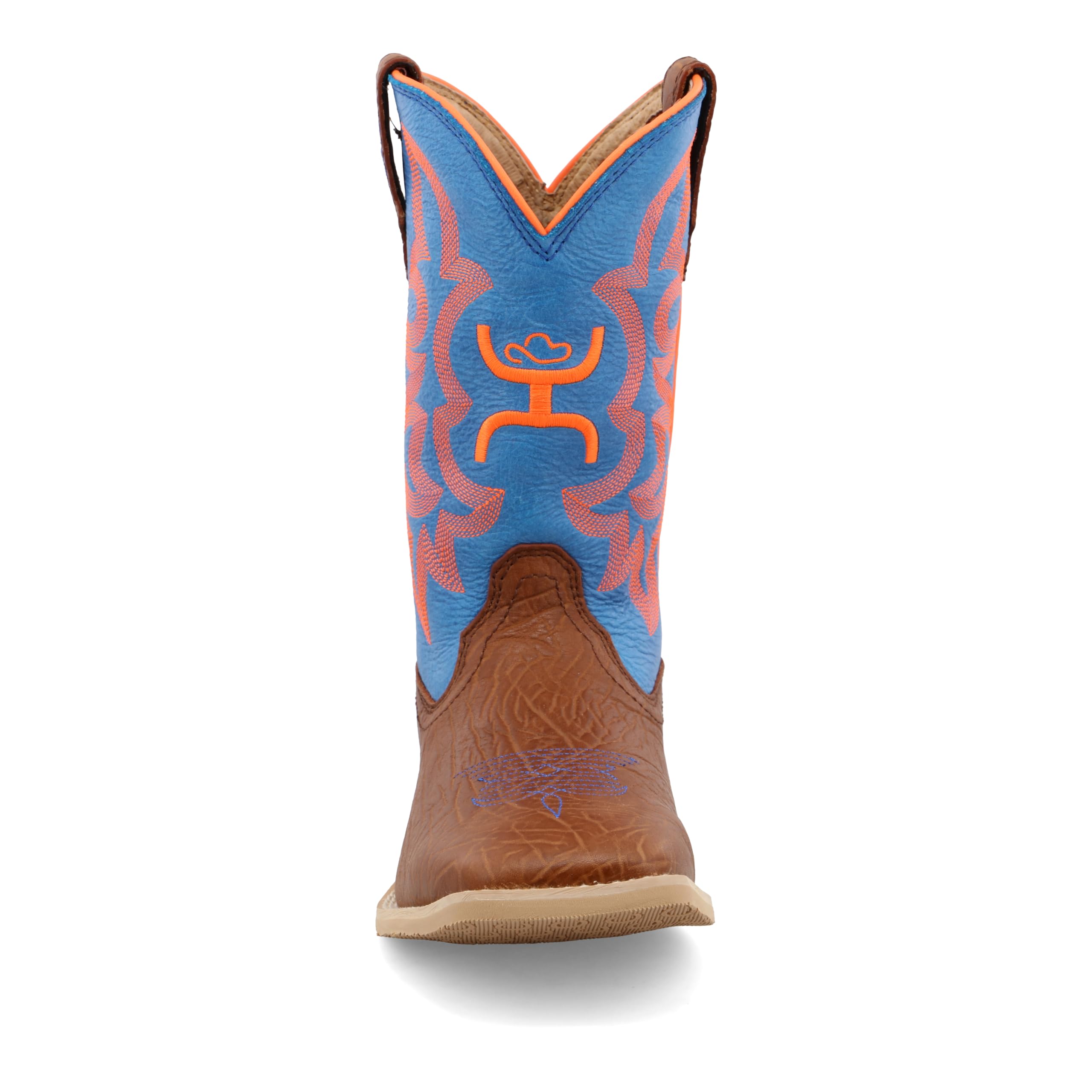 Twisted X Kids Hooey Western Boots - Wide Square Toe Comfortable Cowboy Boots for Boys & Girls | Perfect for Rodeo, Horseback Riding & Outdoor Adventures