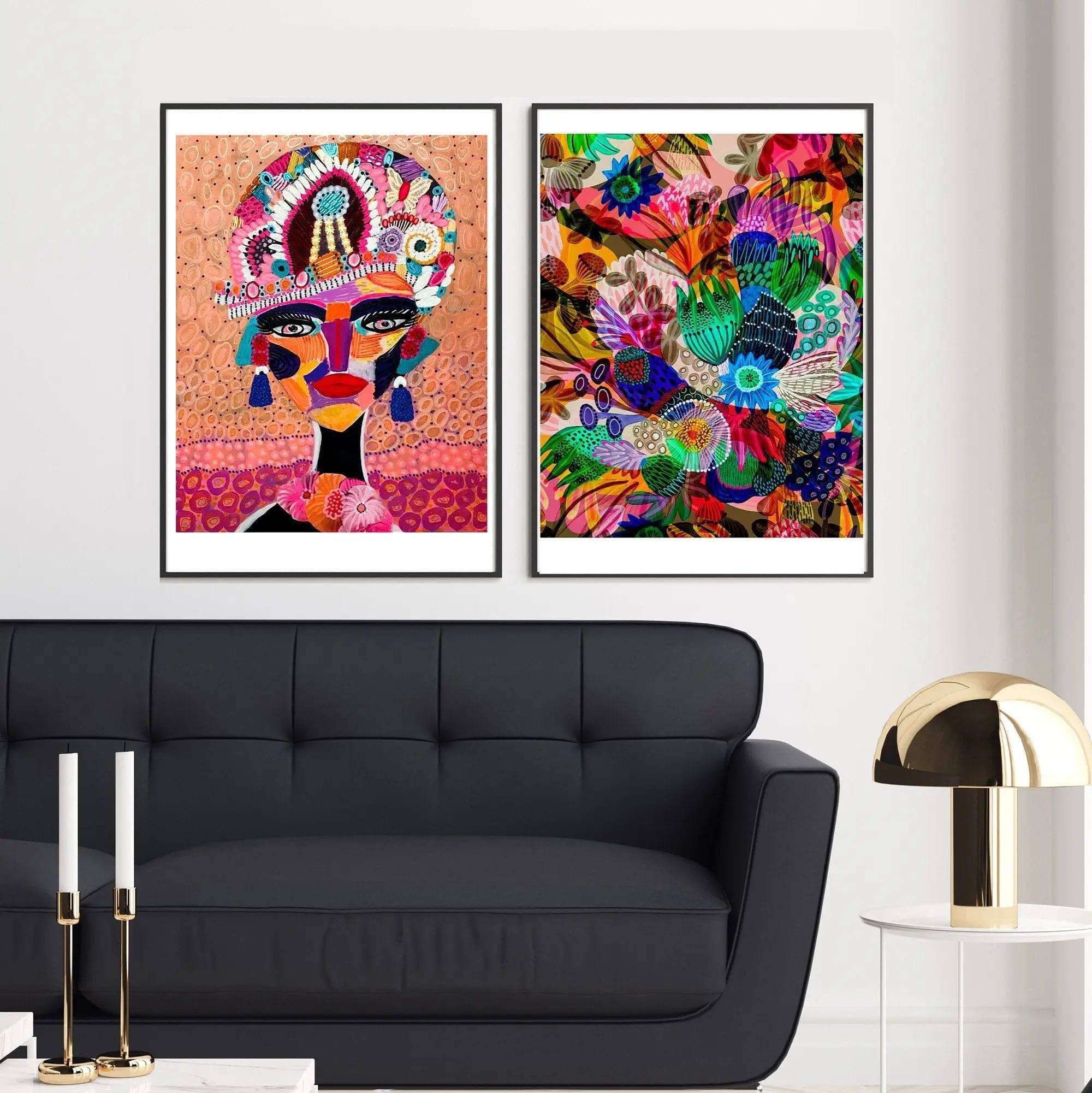 Empress & Garden of Eden Wall Art Prints - Premium Canvas Paintings for Home Decor, Living Room & Bedroom Wall Decorations