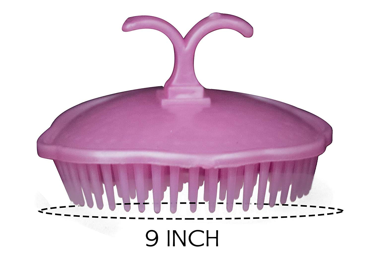 Ekan 1-Piece Silicone Scalp Massager Brush - Shampoo & Shower Hair Washing Comb for Relaxing Head Massage (15g) - Perfect for Spa, Bath & Stress Relief at Home