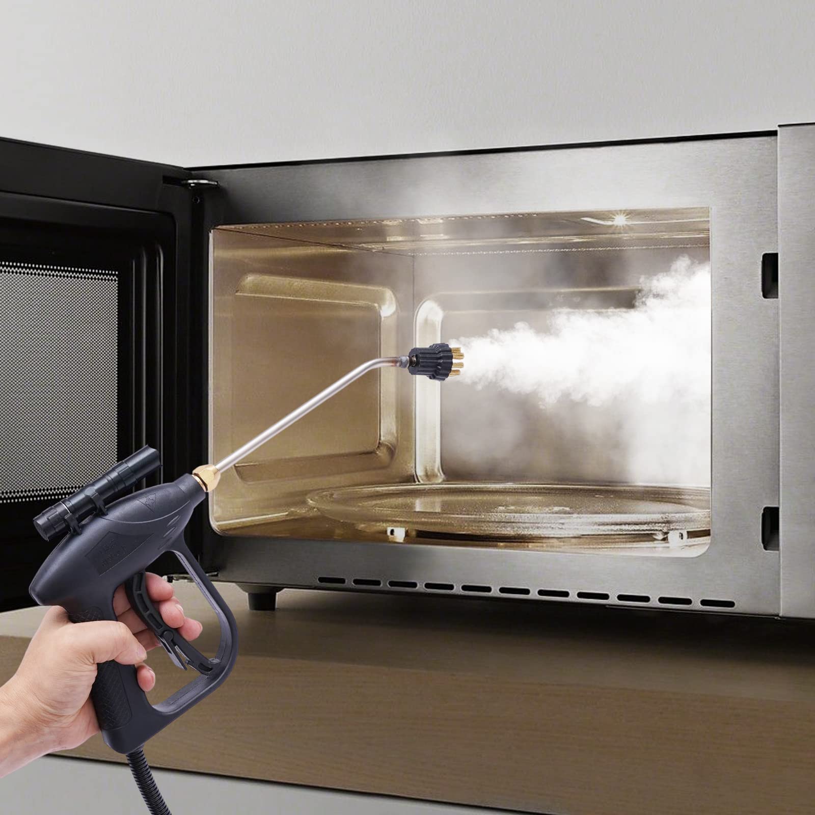 Handheld Steam Cleaner - High Pressure & High Temp for Kitchen, Car, Toilet