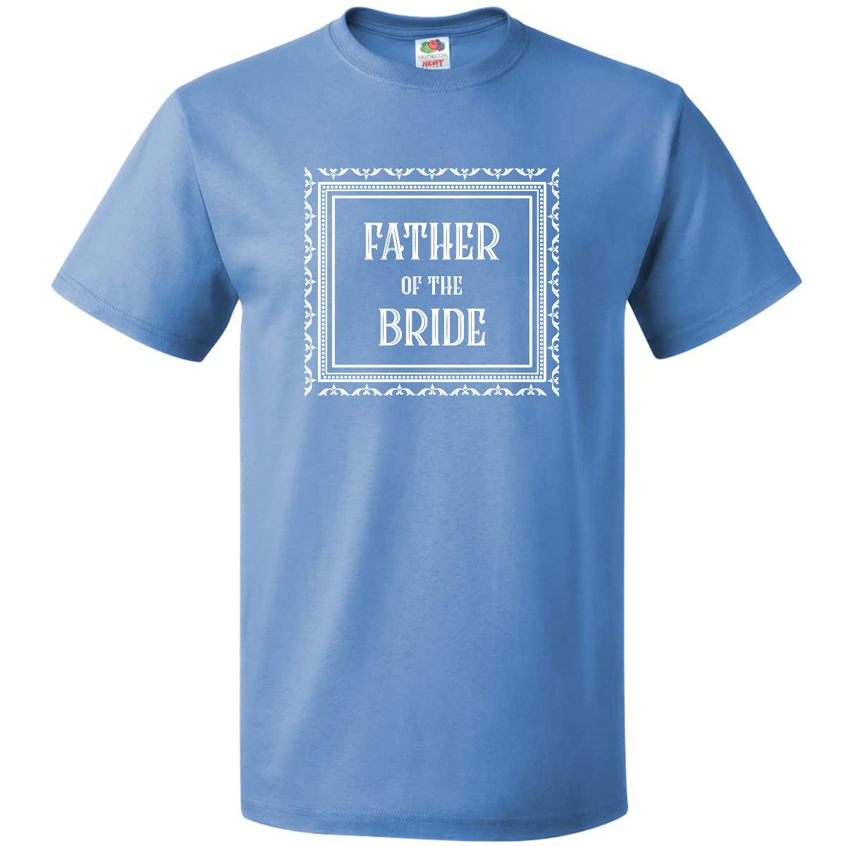 Inktastic Father of The Bride White T-Shirt - Comfortable Cotton Tee for Wedding Events, Rehearsal Dinners & Gifts