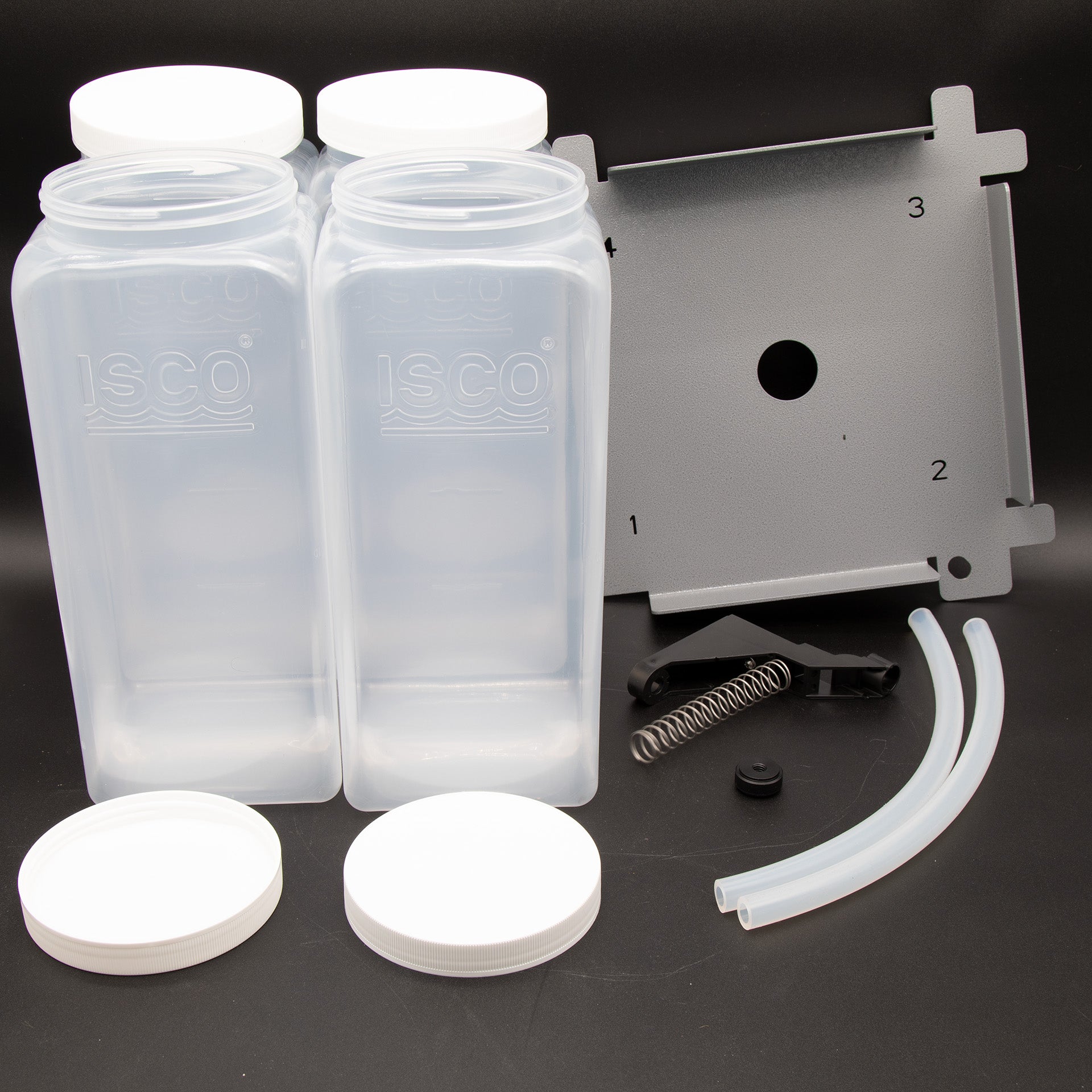 BLZZRD™ Portable Refrigerated Sampler - 4 Pack 5 Liter Polypropylene Bottles for Water Sampling | Environmental Monitoring & Laboratory Use