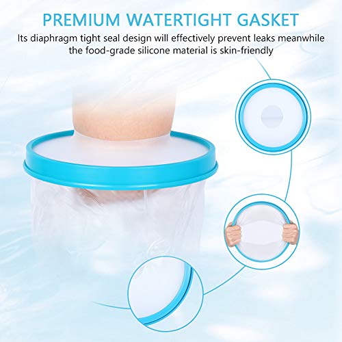 Waterproof Leg Cast Cover for Shower & Bath - Seal Tight Protection for Broken Leg, Knee, Calf or Foot Wounds - Ideal for Hot Tubs, Swimming & Daily Hygiene Care