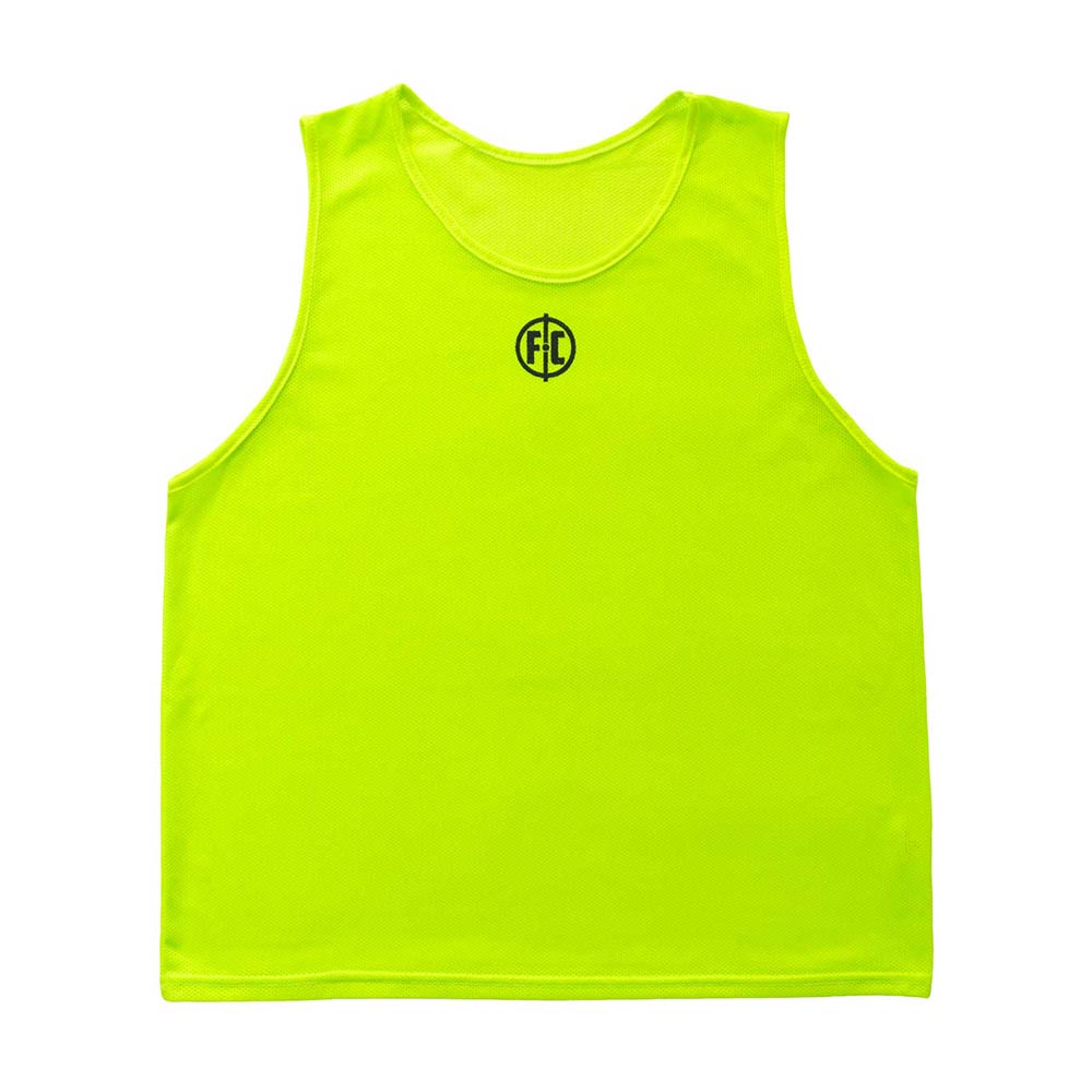 FC Mesh Training Bib II Youth - Breathable Soccer Practice Vest for Kids in Yellow - Perfect for Youth Soccer Drills and Team Training Sessions