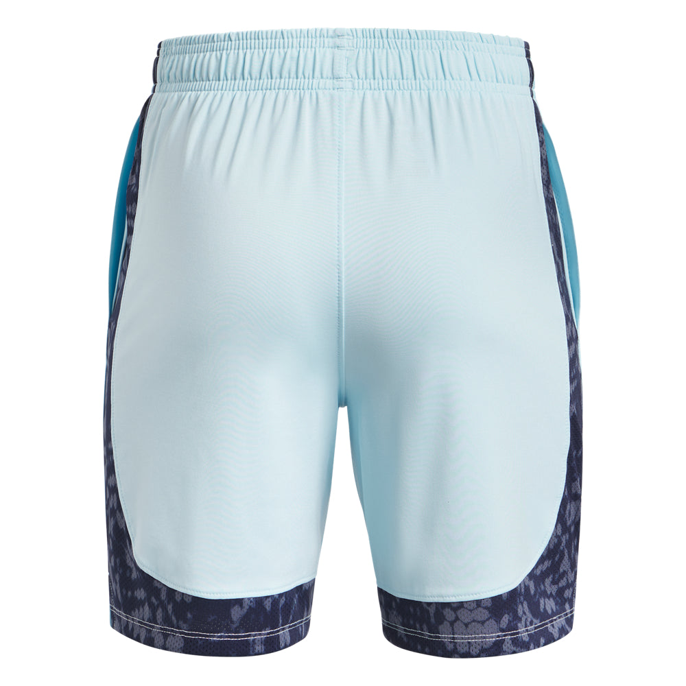 Boys' Under Armour Youth Tech Vent Printed Block Shorts - Breathable Athletic Shorts for Running, Basketball & Gym Workouts - Kids' Sports & Casual Wear