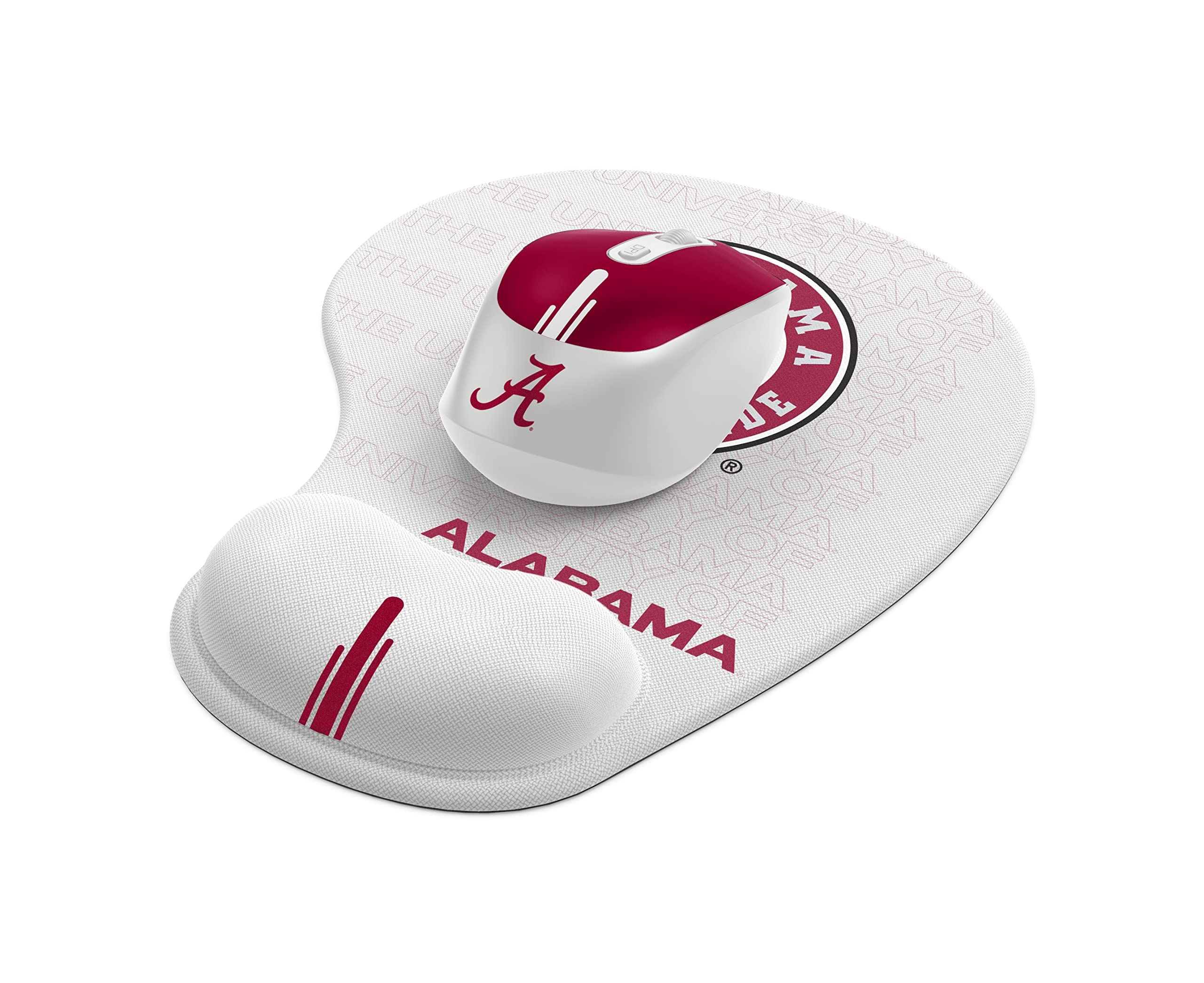 SOAR NCAA Unisex Wireless Mouse with Ergonomic Design & Non-Slip Mouse Pad - Perfect for Gaming, Office Work, and College Dorm Setup (Compatible with PC/Laptop)