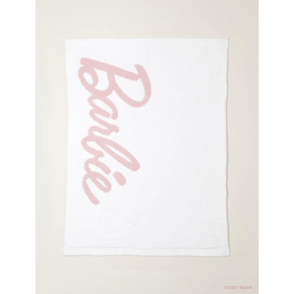 Barefoot Dreams CozyChic® Barbie™ Soft Plush Throw Blanket - Ultra Luxurious & Warm Fleece for Women, Girls, Bedroom, Couch, Movie Nights & Gift Giving