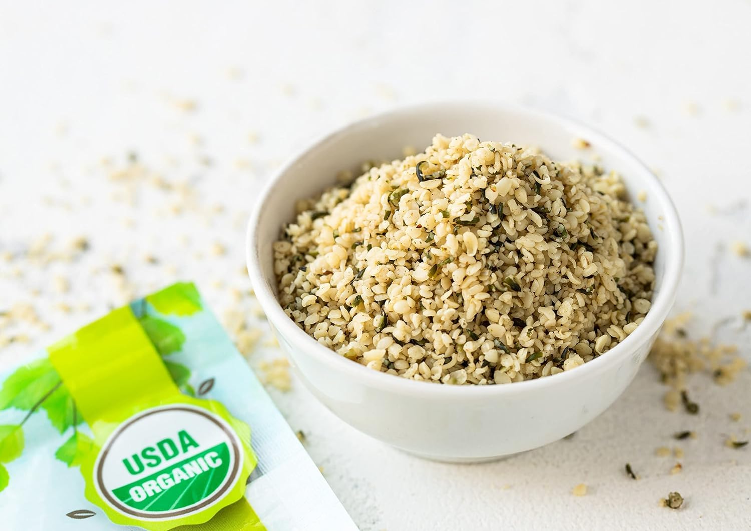 Organic Hemp Hearts 12lbs - Raw, Hulled, Shelled, Non-GMO, Kosher, Vegan & Keto-Friendly | High in Protein & Fiber | Perfect for Smoothies, Oatmeal, Salads, Baking & Healthy Snacks | Bulk Pantry Staple for Home & Gym