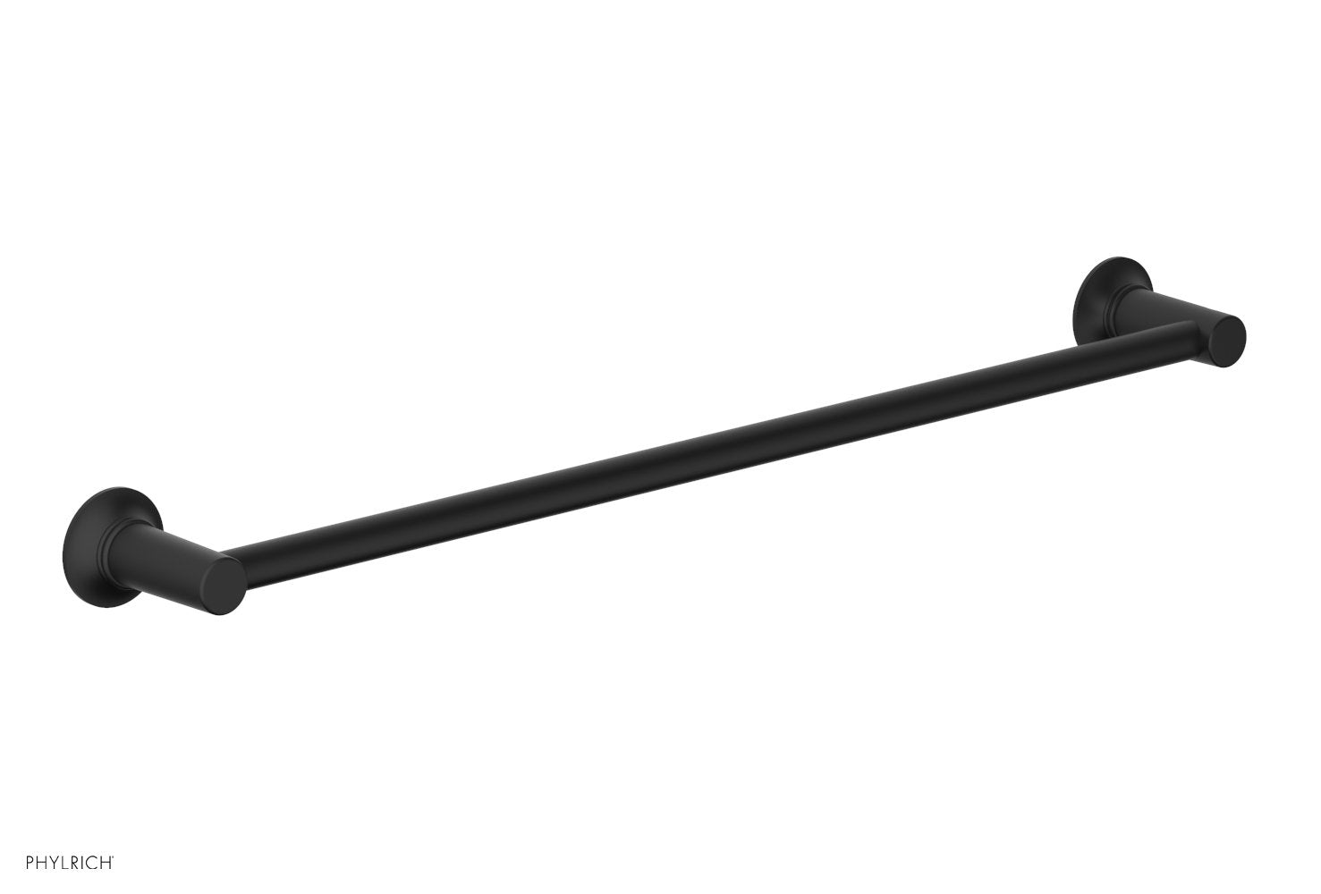 HEX MODERN 24-Inch Towel Bar 501 71 - Brushed Nickel Bathroom Towel Rack for Hand & Bath Towels - Perfect for Bathroom, Spa, and Guest Room Decor