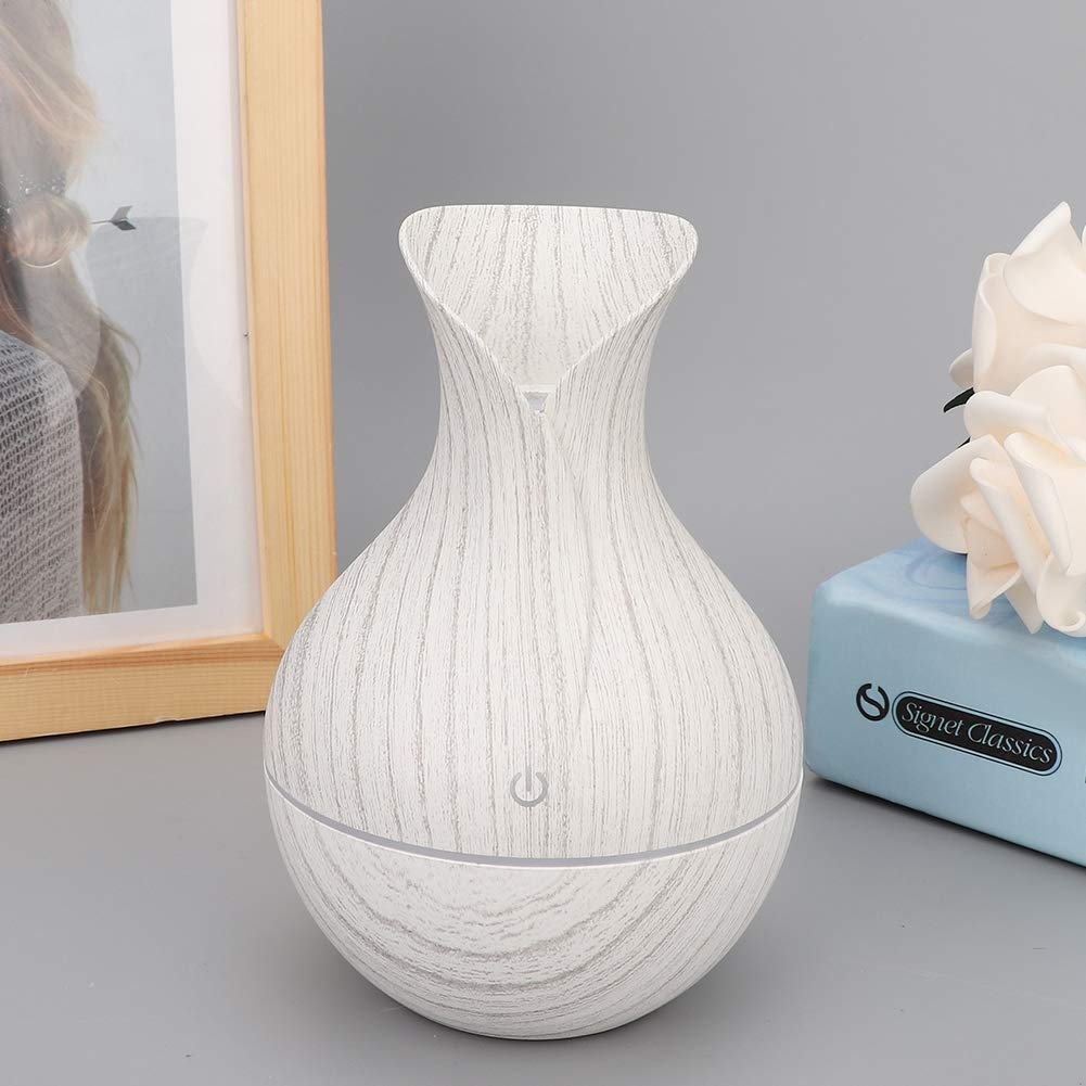 **Aromatherapy Essential Oil Diffuser with USB Charging - Ultrasonic Cool Mist Humidifier for Home, Office, Bedroom & Living Room - Perfect for Relaxation, Yoga & Spa (White)**