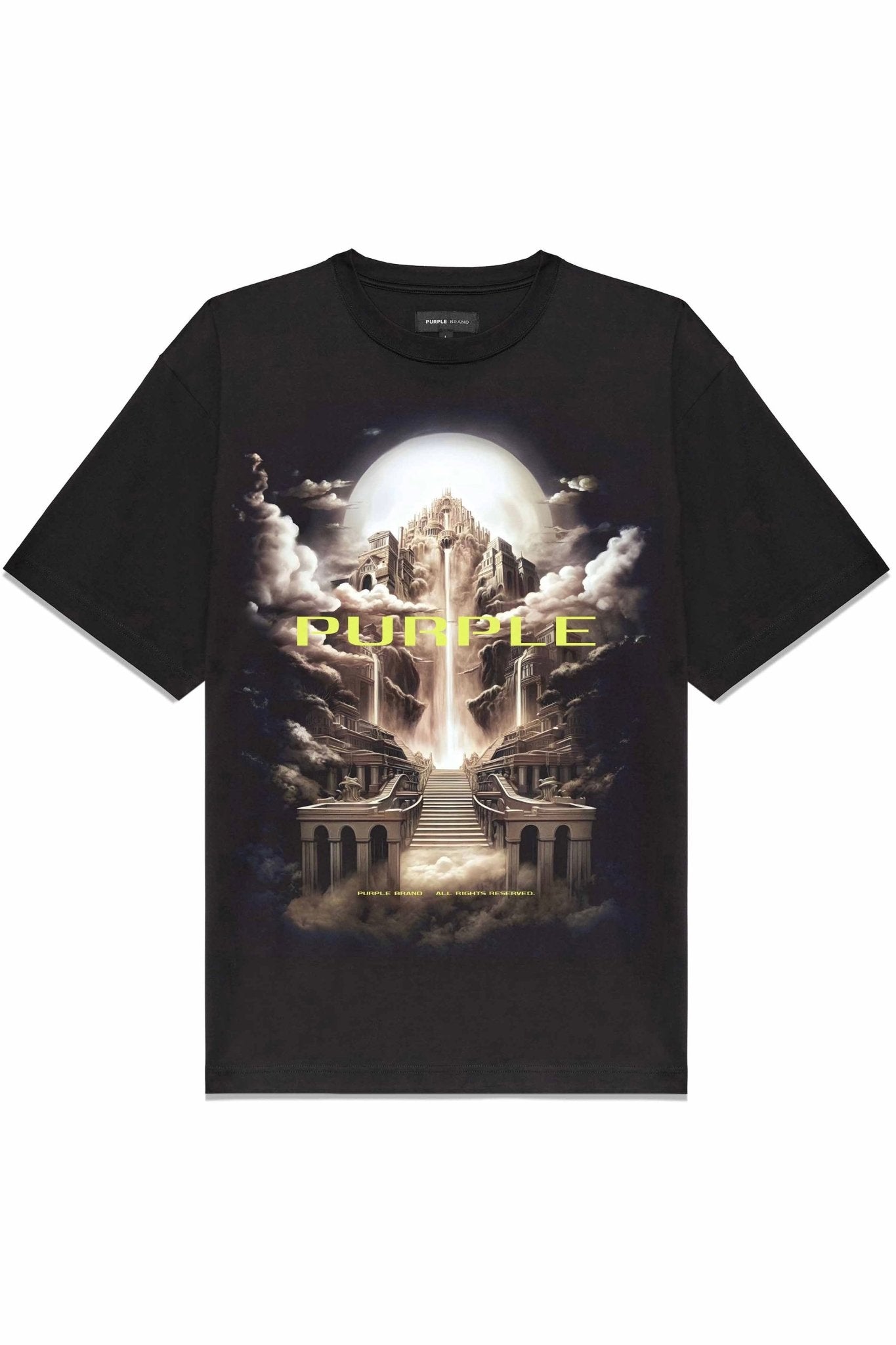 Purple Brand P109 CBSH Clean Jersey Short Sleeve T-Shirt for Men - Black | Casual Wear, Street Style, Everyday Comfort