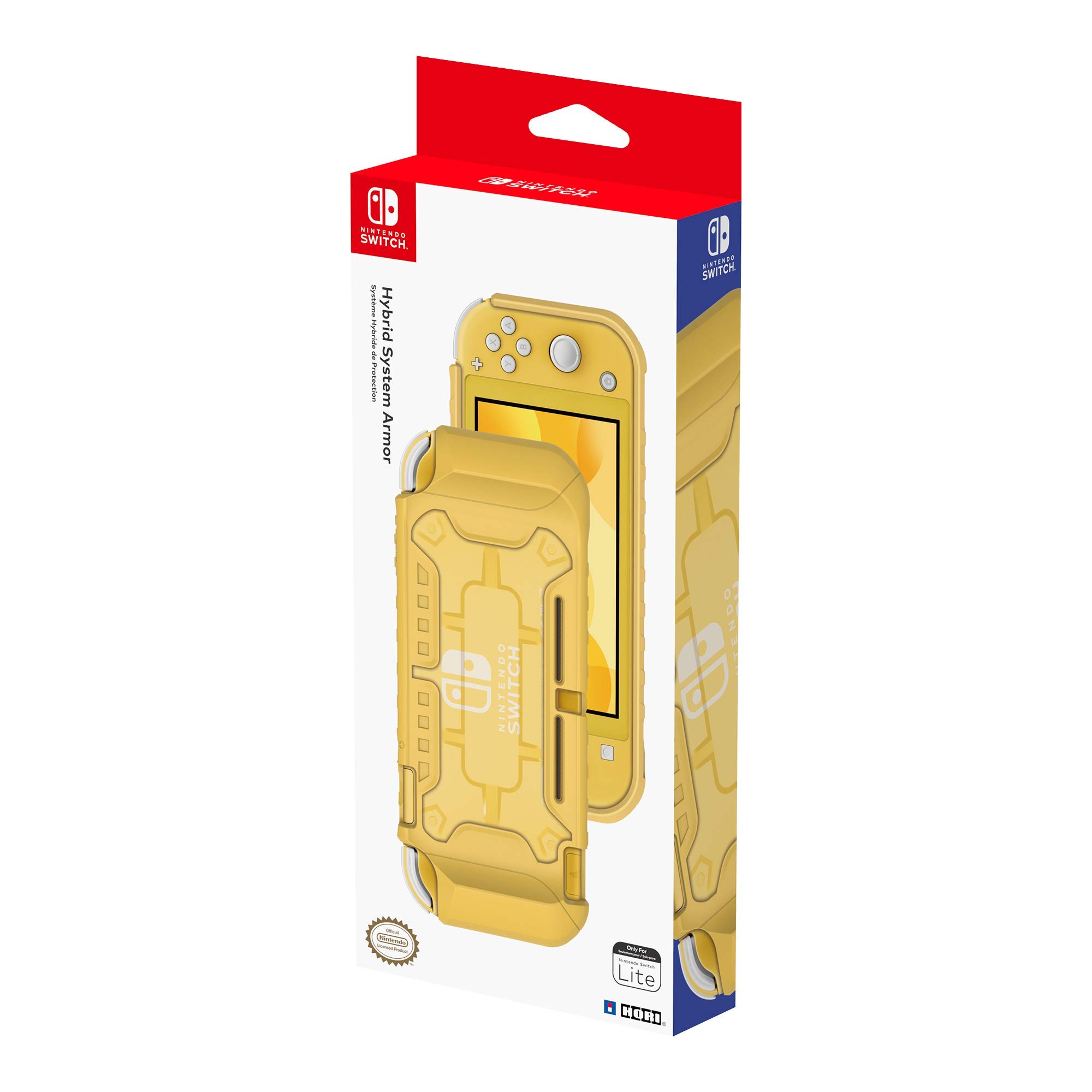 Official Nintendo Switch Lite Hybrid Protective Cover (Yellow) - Durable Case for Nintendo Switch Lite - Perfect for Gaming, Travel, and Everyday Protection