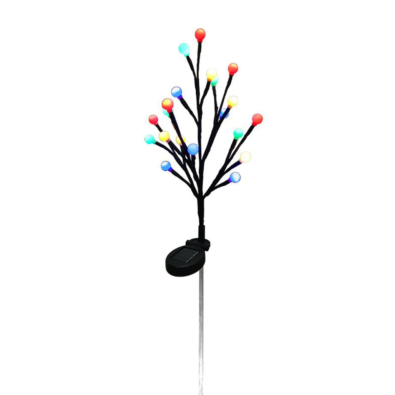 Aozhen Solar Swing Lights - Starburst Outdoor Solar Garden LED Lights with Color Changing for Patio, Yard, and Landscape Decoration (Red, One Size) - Perfect for Backyard Parties, Garden Decor, and Pathway Lighting