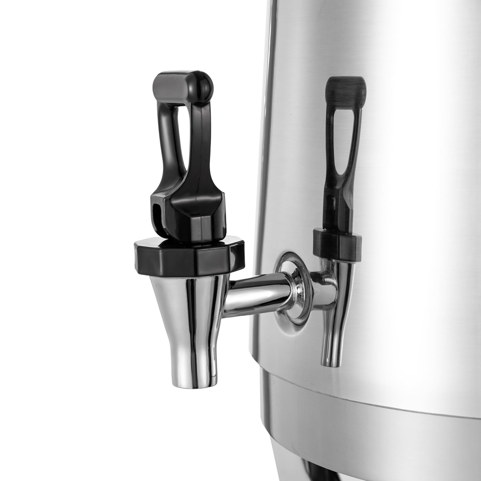 YIYIBYUS 3.5 Gallon Stainless Steel Hot Beverage Dispenser with Dual Heating - Perfect for Coffee, Tea, Milk, Juice & Water - Ideal for Parties, Events, Buffets & Catering (Silver)