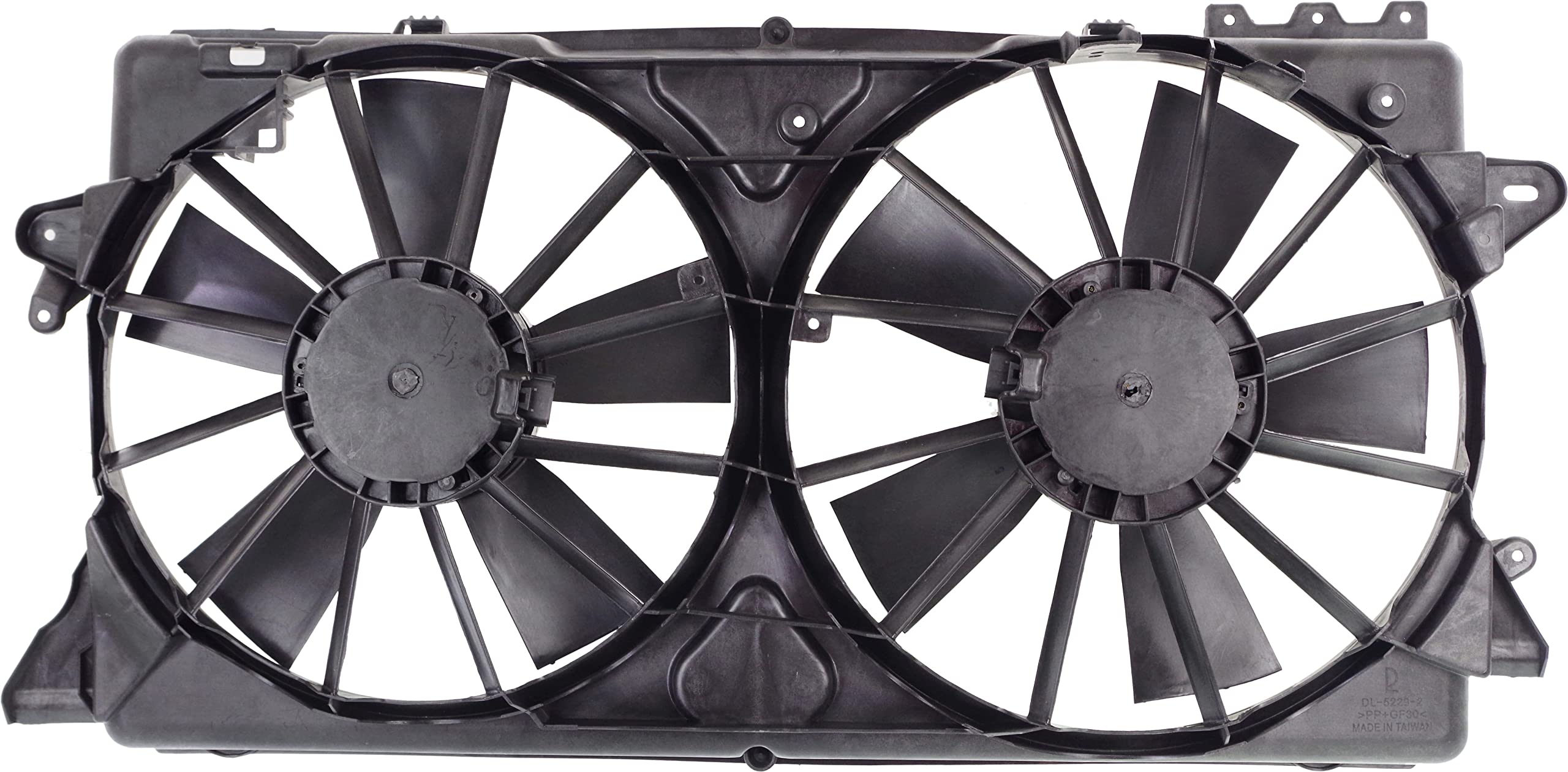 Go-Parts Radiator Fan Assembly Compatible with Ford F-150 2010-2014, Lincoln Navigator 2010-2017 & Ford Expedition 2010-2017 - Direct Replacement Cooling Fan for 2011-2016 Models - Perfect for Engine Overheating Prevention & Summer Driving