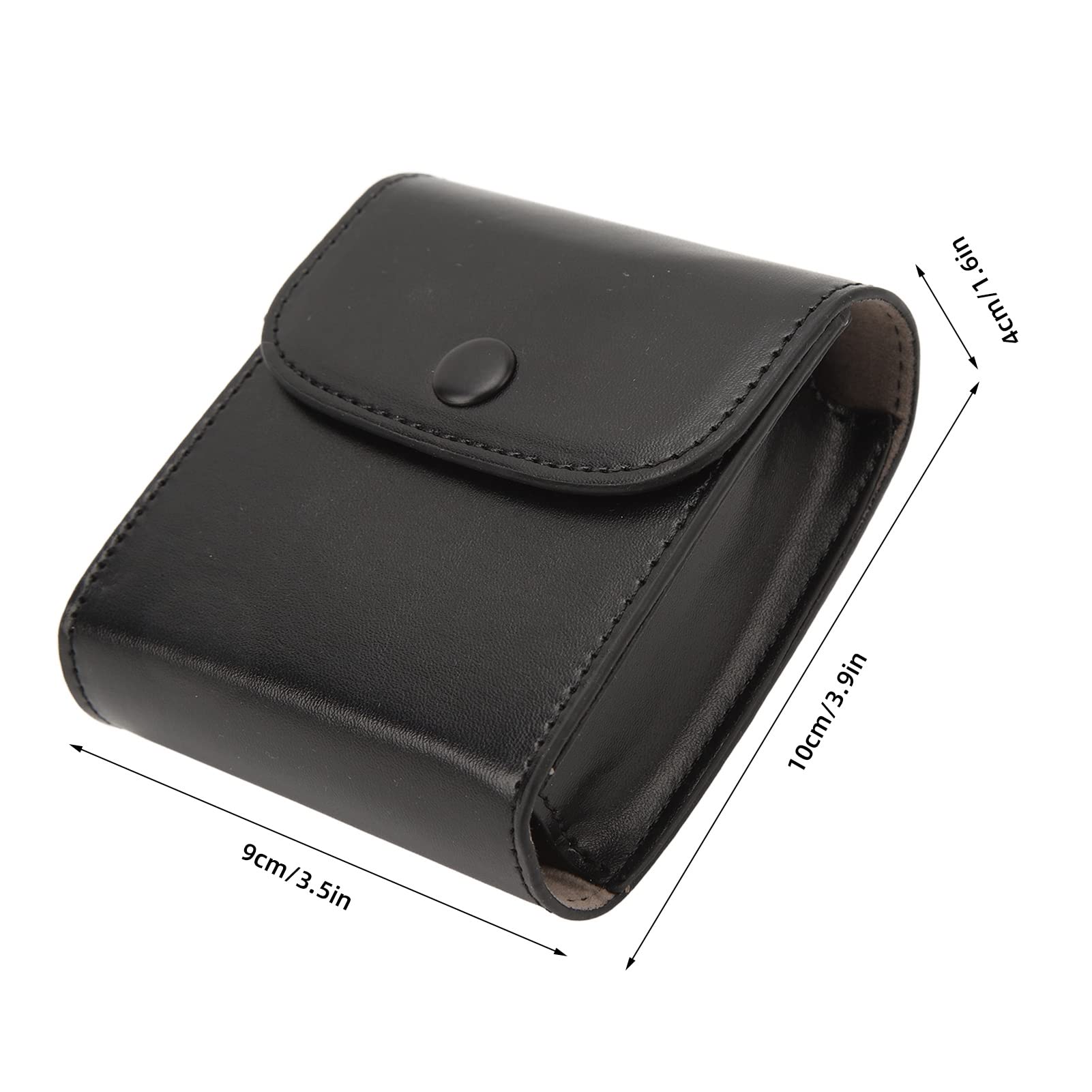 Mini Camera Photo Bag - Scratch Resistant & Portable Camera Storage Pouch with Flap Button Design - Skin-Friendly for Camping, Travel & Outdoor Photography (Black)