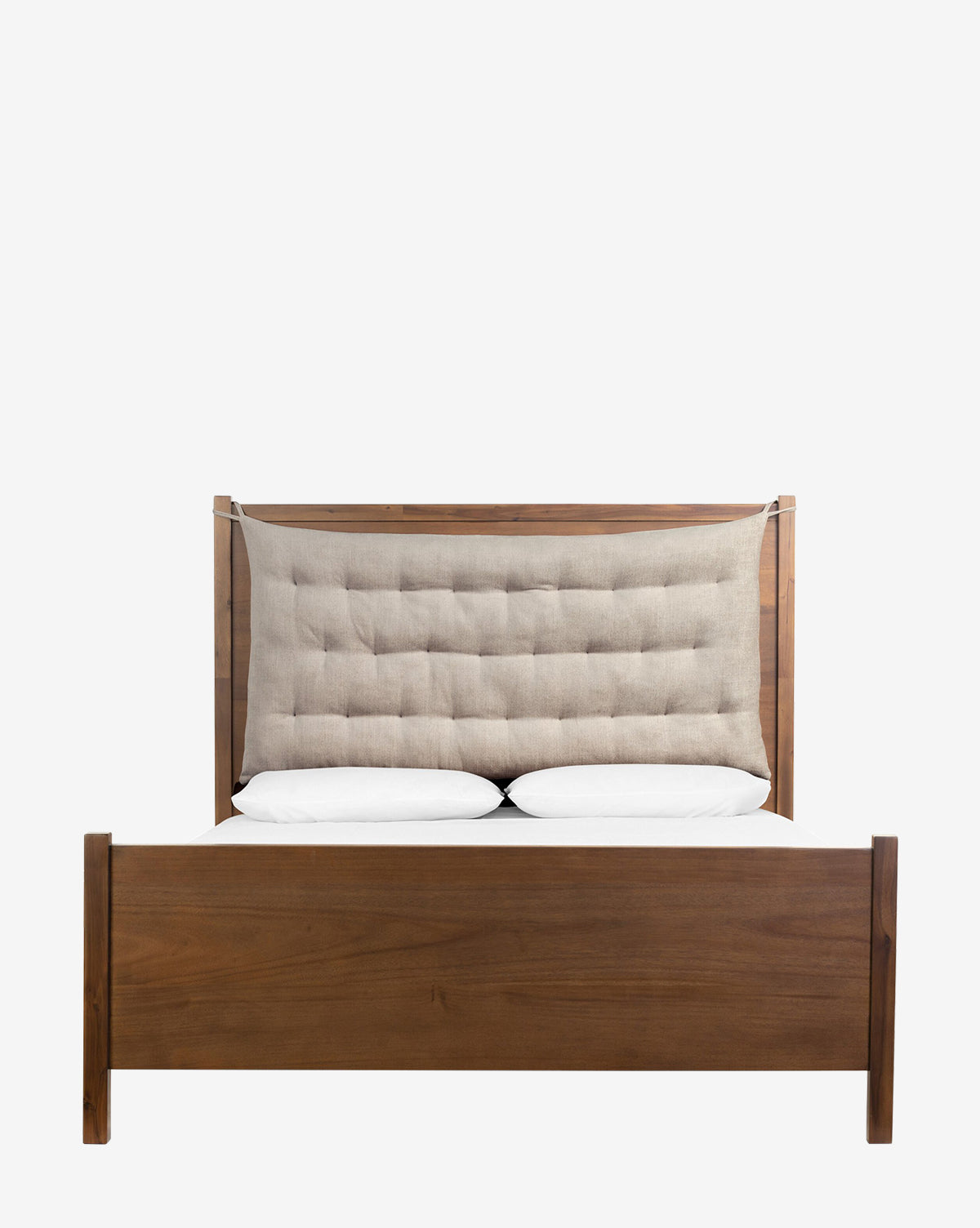 Noemie Bed Frame - Modern Platform Bed with Wooden Slats, Queen Size, Sturdy & Noise-Free Design for Bedroom - Perfect for Master Bedrooms, Guest Rooms & Apartments