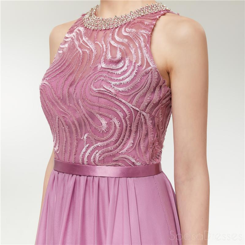 Elegant Purple Beaded Long Prom Dresses for Evening Party | Affordable Formal Gowns for Homecoming, Wedding & Special Occasions