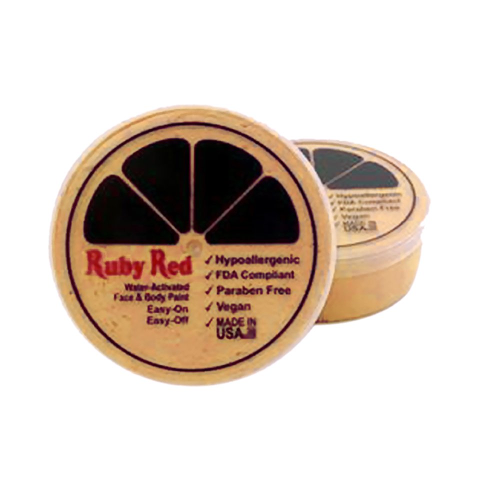 Ruby Red Face Paint - 75ML (2.5oz) Water-Based, Non-Toxic, Vibrant Color for Halloween, Cosplay & Body Art | Safe for Kids & Adults