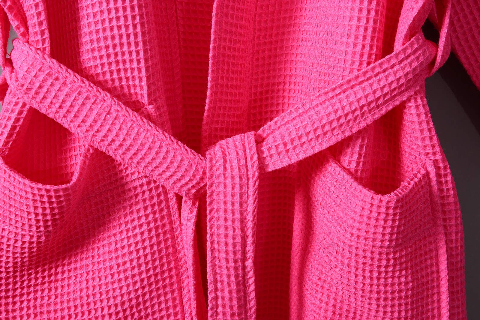 Women's Short Waffle Kimono Robe - Lightweight Cotton Blend Spa Bathrobe for Lounge & Relaxation | Perfect for Home, Vacation and Gift Giving