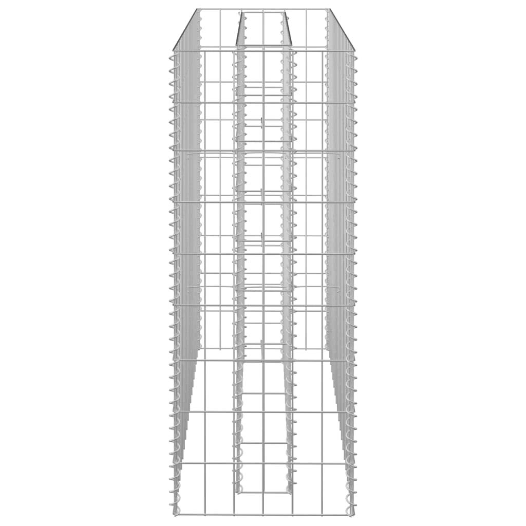 Galvanized Steel Gabion Raised Bed Planter - 35.4