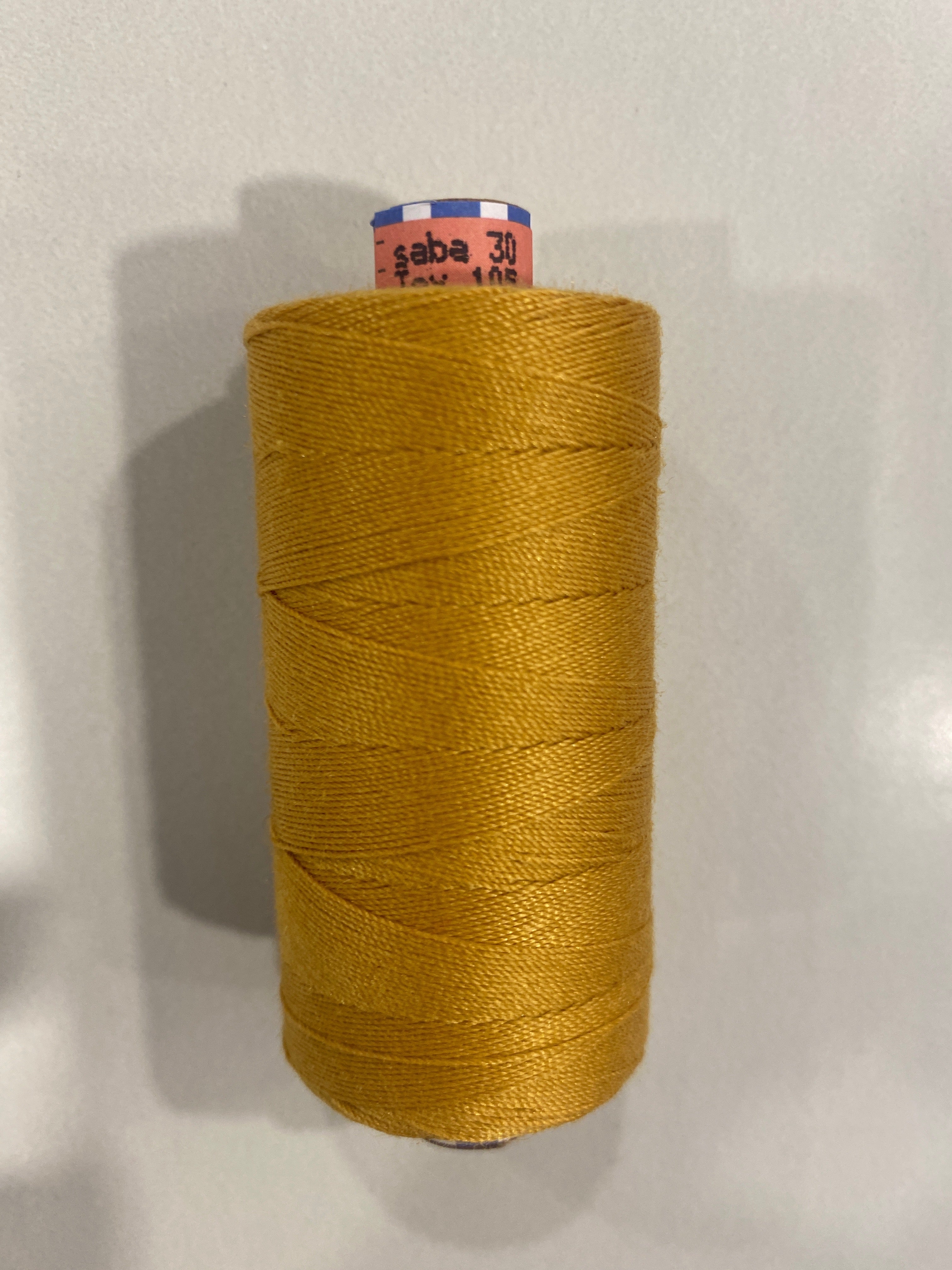 Amann SabaC Heavy Duty Jeans Thread for Sewing Machines - 300m Spool - Perfect for Denim, Upholstery & Leather Projects