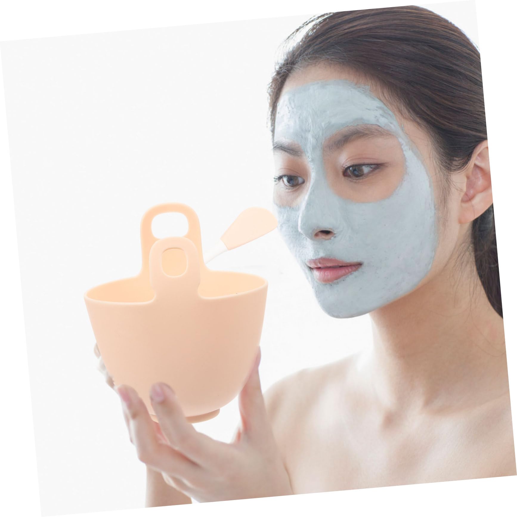 iPetboom 1 Set Mask Mixing Bowl - PP Plastic Facial Mask Applicator for DIY Skincare & Spa Treatments - Perfect for At-Home Beauty Routine & Professional Salon Use
