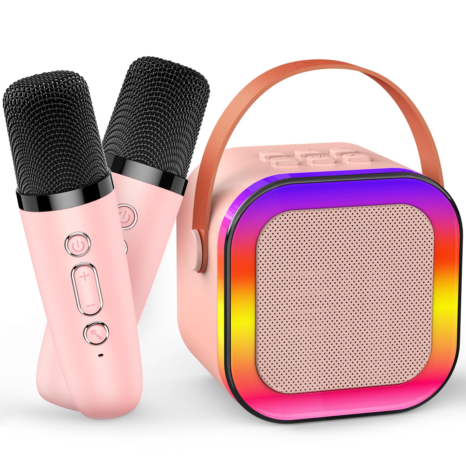 Gralal Wireless Karaoke Microphone for Kids - Dual Mic Set with Built-in Speaker, Best Gift Toy for Boys & Girls Ages 3-12 - Fun Singing Microphone for Children's Parties, Family Gatherings & Home Entertainment