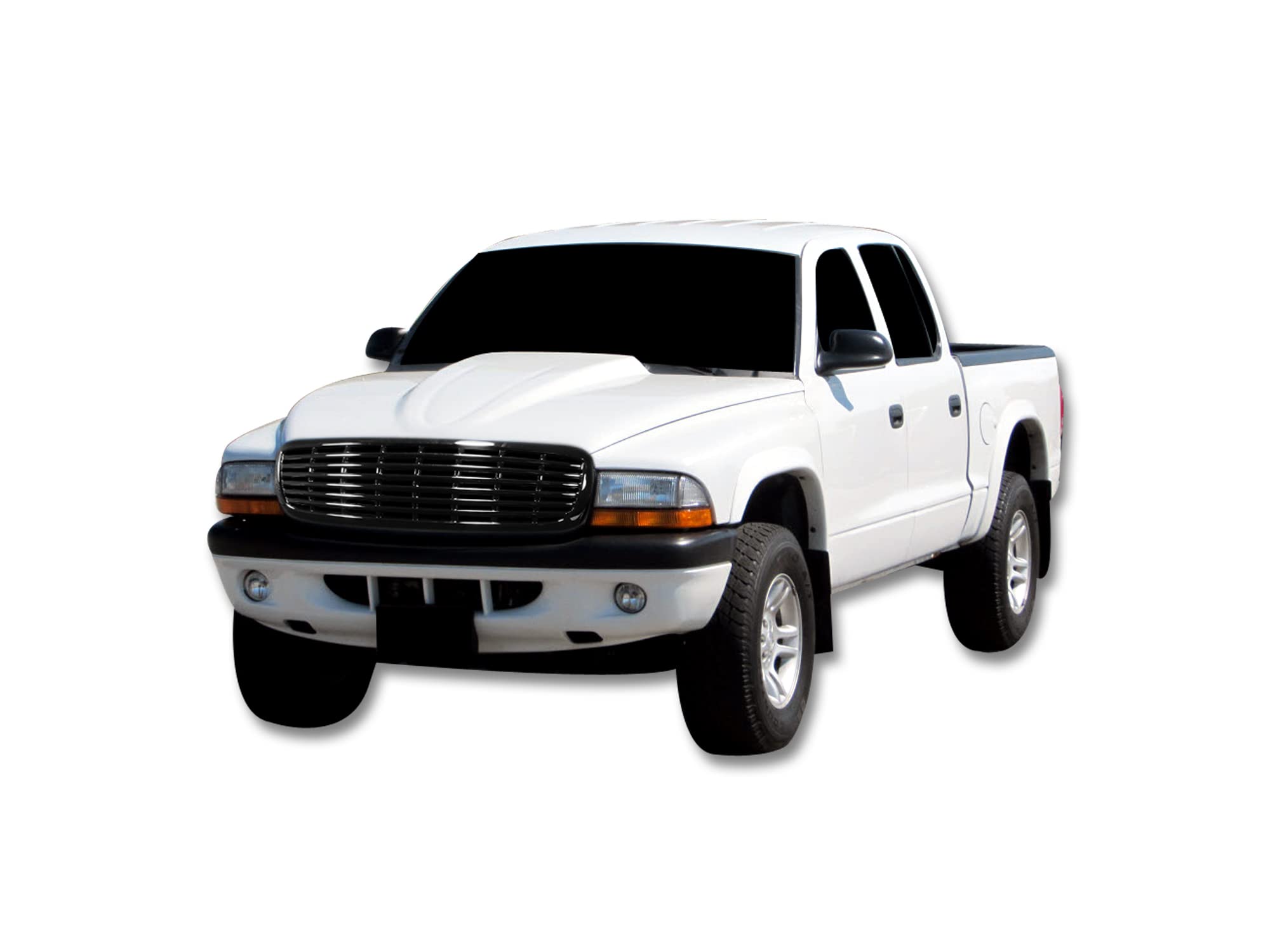 Armordillo USA 7147690 Gloss Black Horizontal Front Grill Grille Replacement for 1997-2004 Dodge Dakota Truck - Perfect for Off-Roading & Custom Car Upgrades
