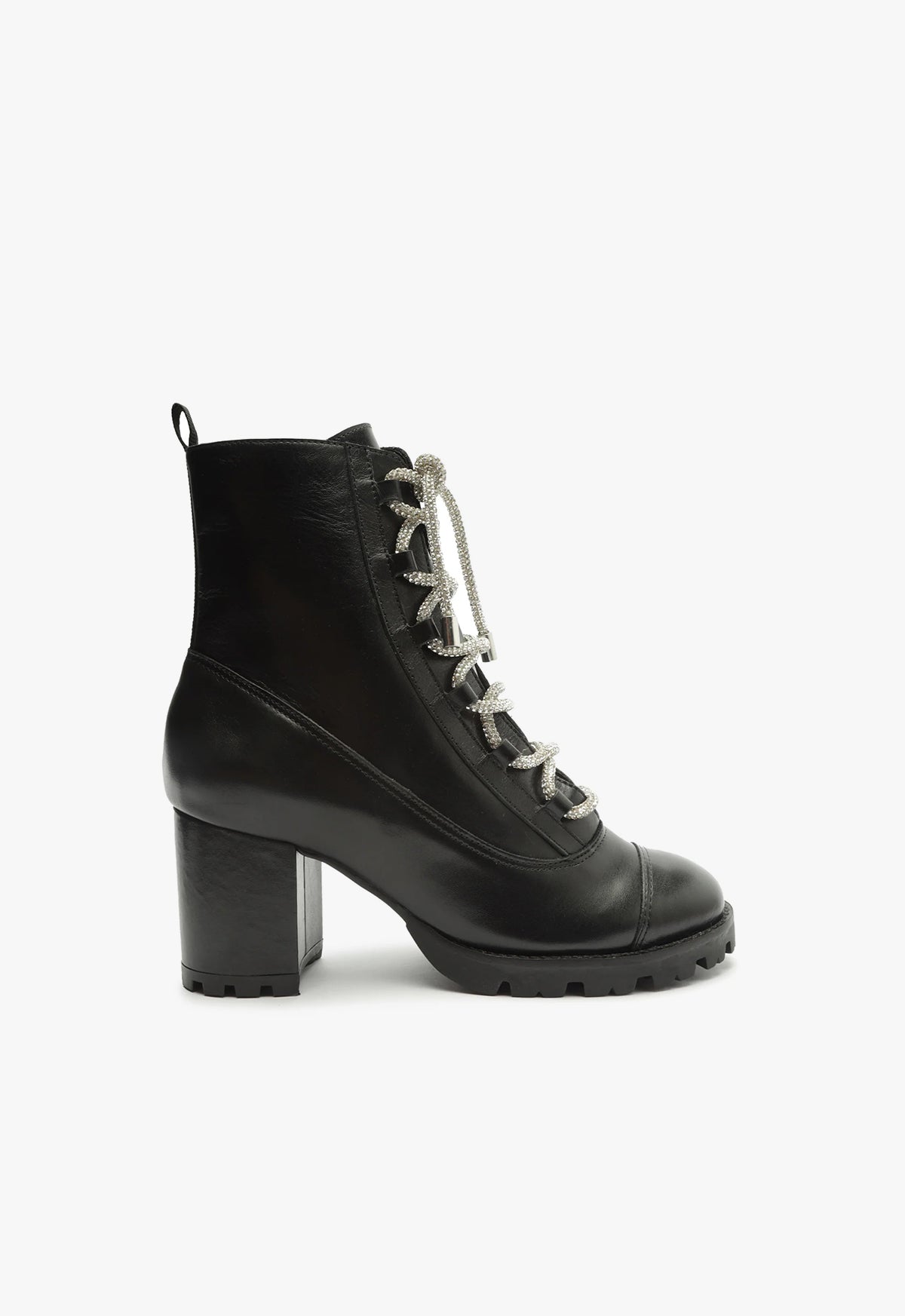 Kaile Women's Mid Glam Ankle Boots - Stylish Chunky Heel Booties for Fall & Winter, Perfect for Office, Date Night & Casual Outfits