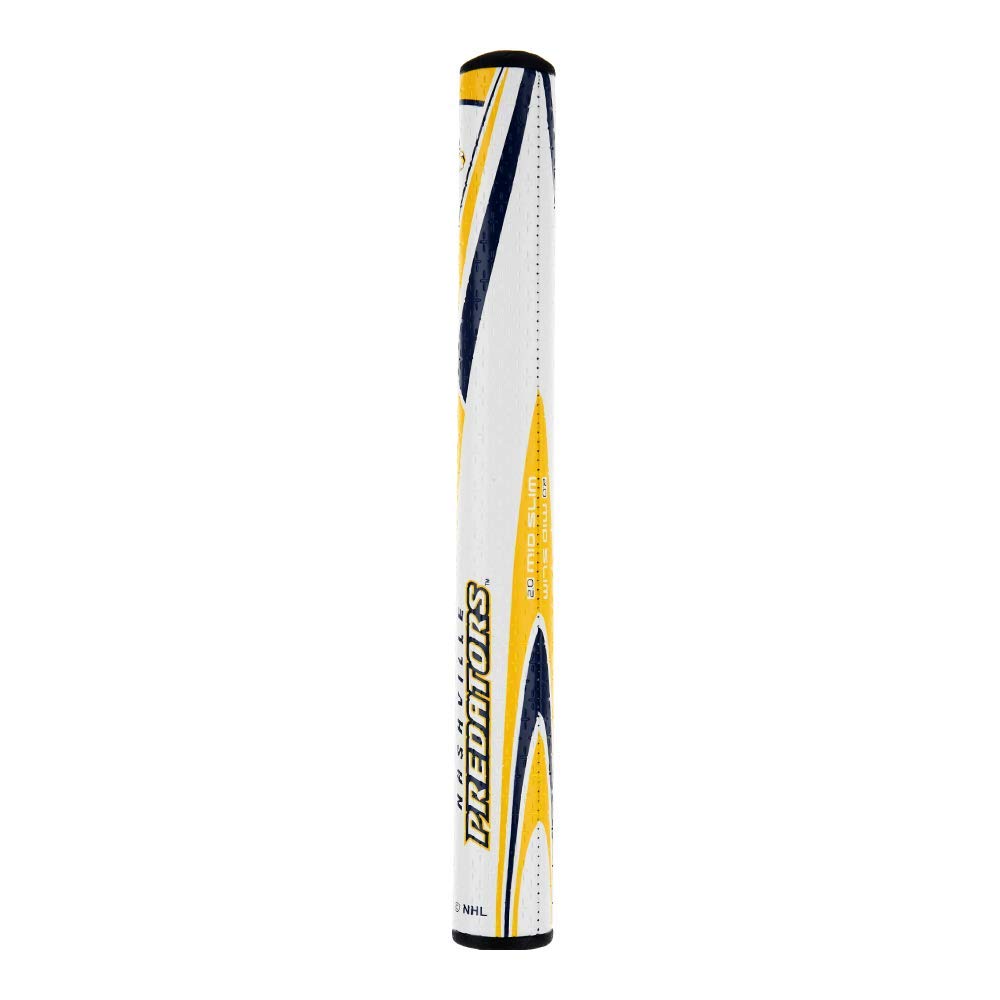 SuperStroke NHL Golf Putter Grip Mid Slim™ 2.0 | Enhanced Cross-Traction Texture & Oversized Design | Consistent Stroke with Even Grip Pressure | Non-Slip Control | Perfect for Professional and Amateur Golfers on the Green