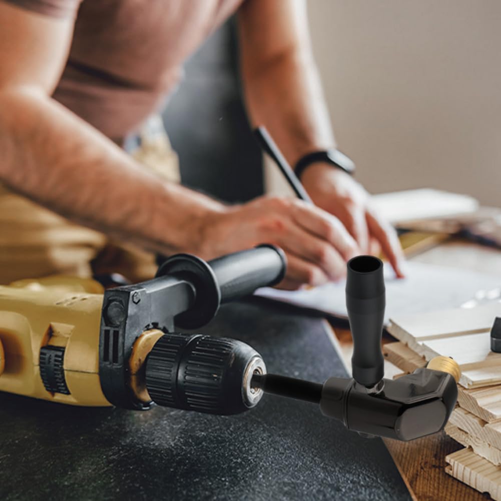 Durable 90 Degree Right Angle Drill Attachment - Detachable Right Angle Screwdriver Adapter for Cordless Drills & Impact Drivers - Perfect for Tight Spaces, DIY Projects, and Professional Construction Work
