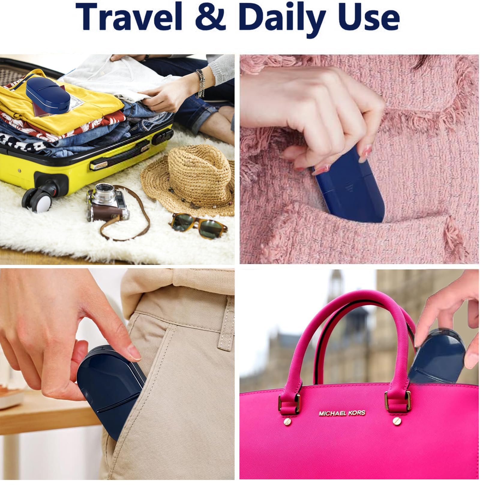 Blue Tablet Divider & Crusher - Safe & Easy Medication Dosage Tool for All Pills | Perfect for Elderly Care, Travel, and Daily Medicine Organization